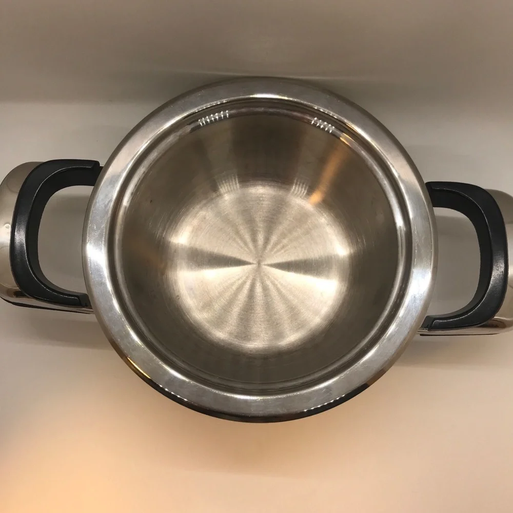 Nutri Stahl Nutri Thermic 24 Element Stainless 1 Qt Saucepan Mini Pot w Lid